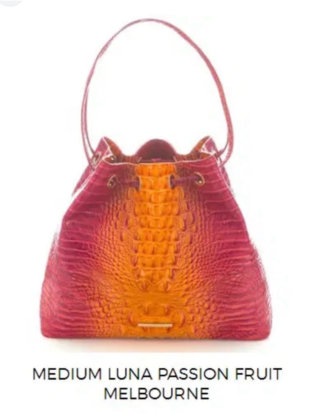 Brahmin Medium Luna Passionfruit Like New with dustcover